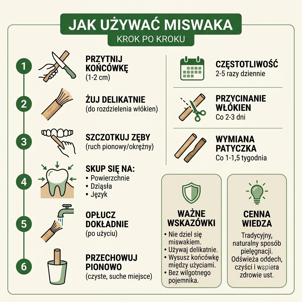 Meluro™ naturalna szczoteczka miswak